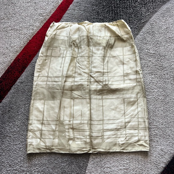 Jones New York Scallion Silk Pencil Skirt - Picture 3 of 3